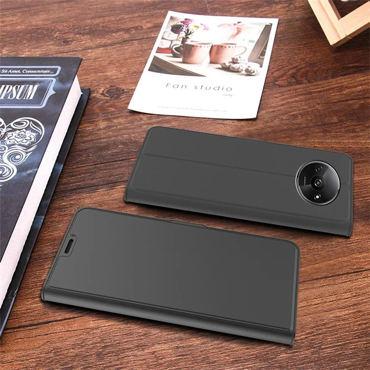 For Xiaomi Redmi A3 Leather Case Card Holder Folding Stand Phone Cover