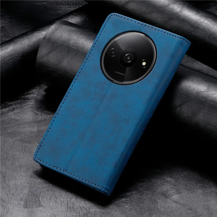 DF-05 For Xiaomi Redmi A3 Case Leather Wallet Phone Case with RFID Blocking