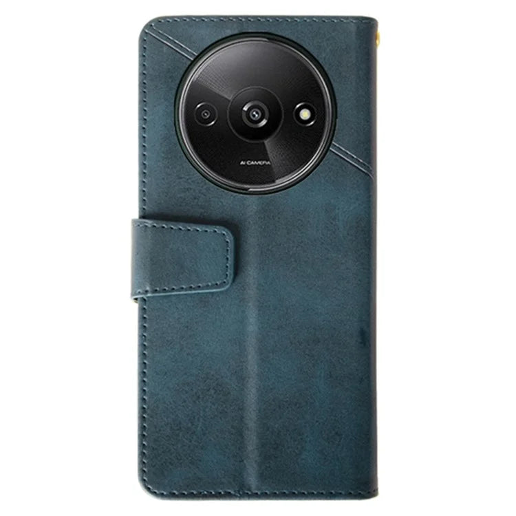 IDEWEI For Xiaomi Redmi A3 Case Calf Texture Wallet PU Leather Flip Phone Cover