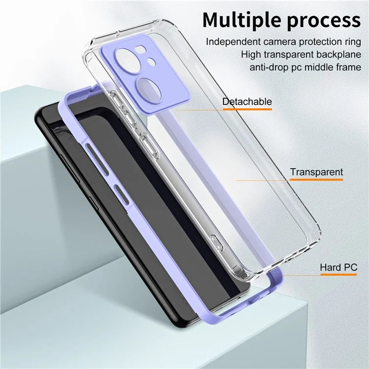 For Xiaomi 13T / 13T Pro Clear Case TPU+PC Protective Phone Case