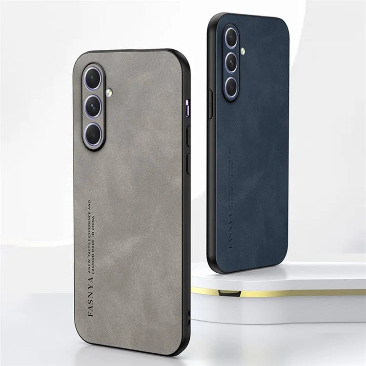 For Samsung Galaxy A14 5G / A14 4G Case TPU + PU Comfort-Grip Skin-Feel Smartphone Case