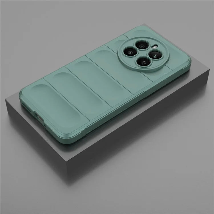 For Realme 12+ 5G TPU Case Anti-slip Rugged Back Protective Cover