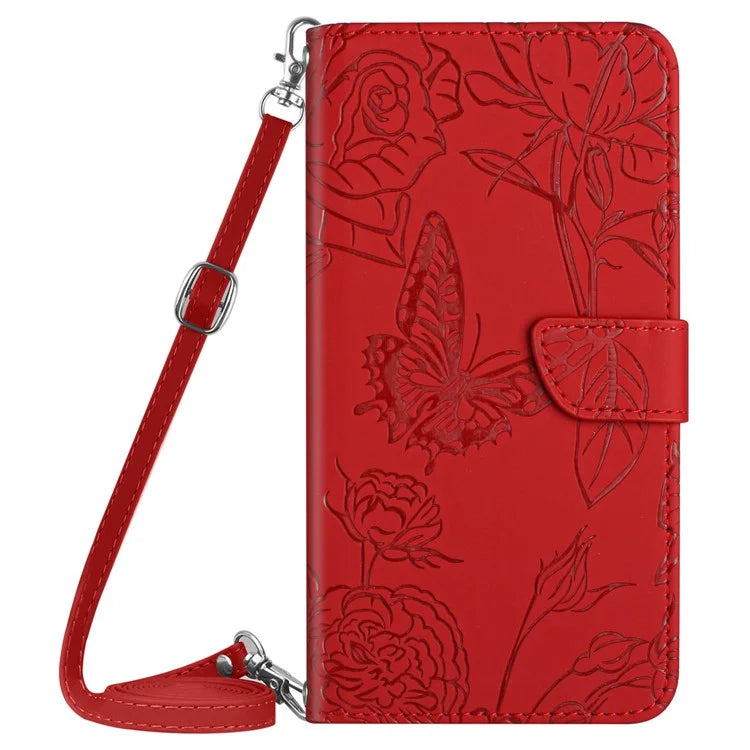 HT03 For OnePlus Nord CE4 5G Case Leather Flip Phone Cover with Shoulder Strap