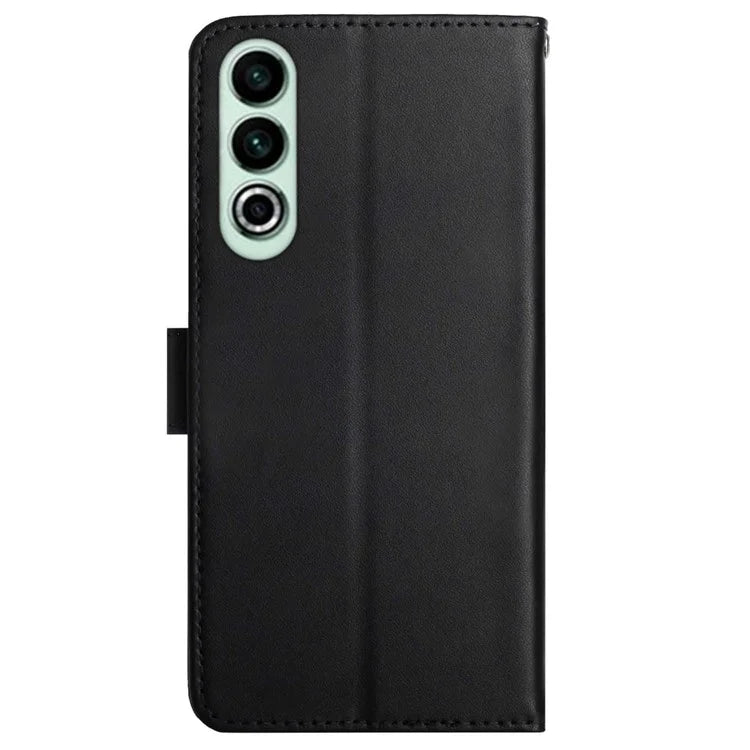 HT02 For OnePlus Nord CE4 5G Case Genuine Cow Leather Stand Phone Cover