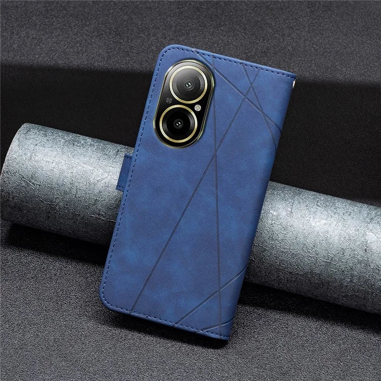 BINFEN COLOR BF05 For Realme C67 4G Leather Case Card Holder Wallet Phone Cover