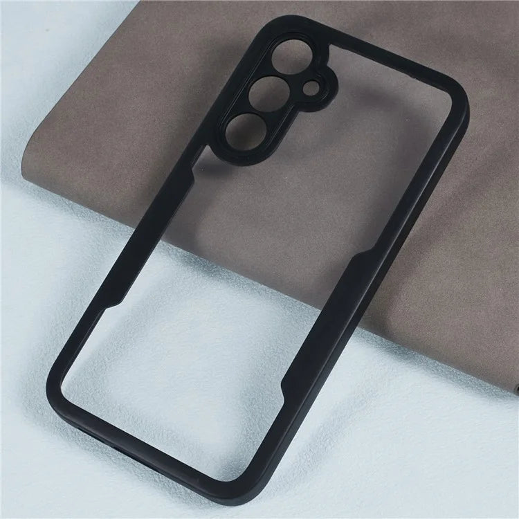 For Samsung Galaxy S23 FE Case Anti-Scratch Phone Shell with PET Screen Protector, Black