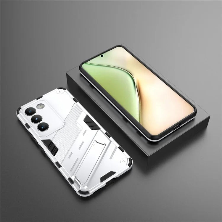 For vivo Y200e 5G Case PC+TPU Drop-Proof Shell Kickstand Phone Cover