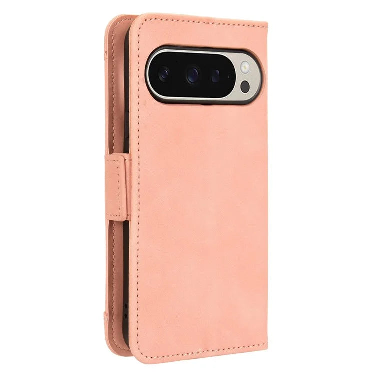 For Google Pixel 9 Pro Case Wallet Card Slots PU Leather + TPU Full Protection Phone Cover