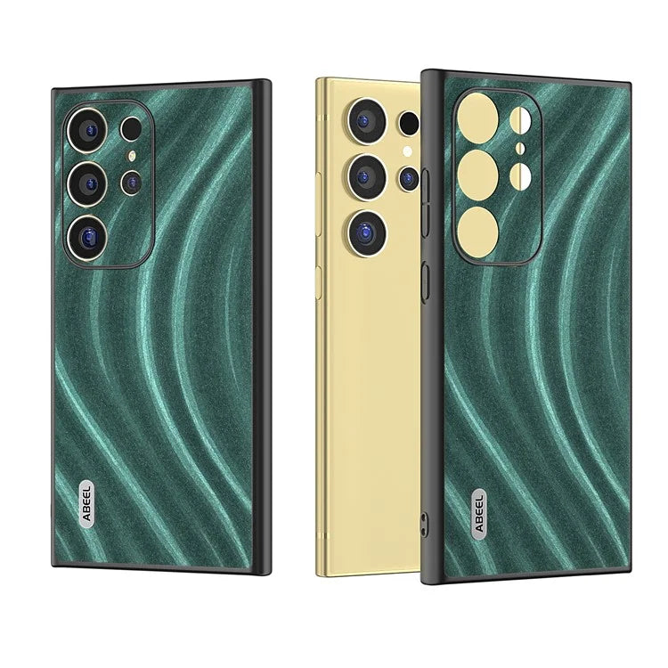 ABEEL For Samsung Galaxy S24 Ultra Case Milky Way Series PU Leather + PC + TPU Phone Back Shell