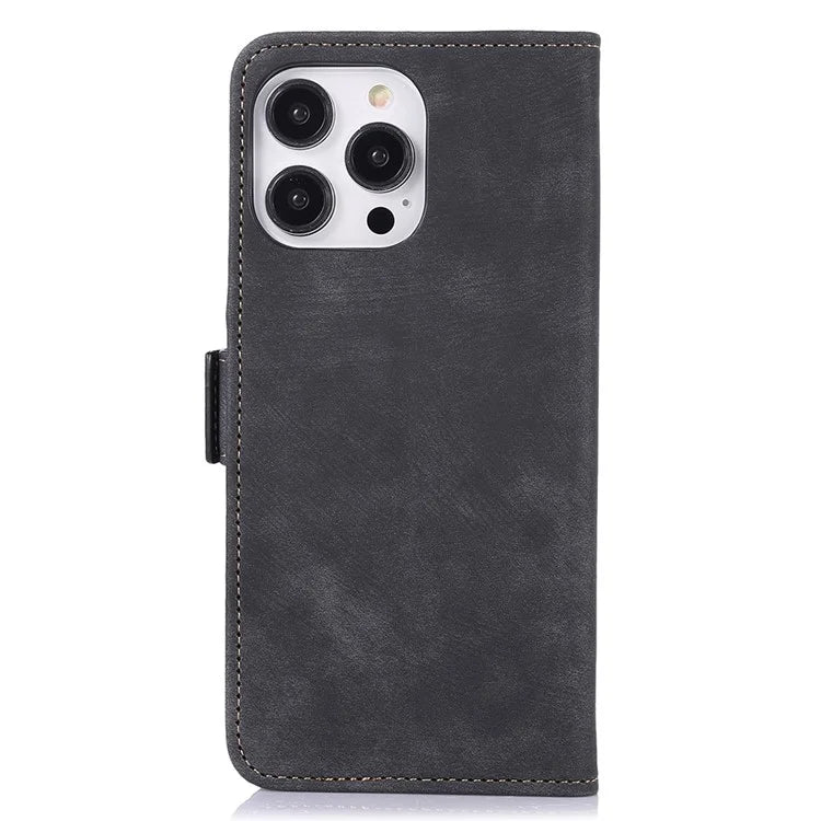 ABEEL For iPhone 12 Pro Max 6.7 inch Cell Phone Case Anti-drop Wallet Stand Leather Cover
