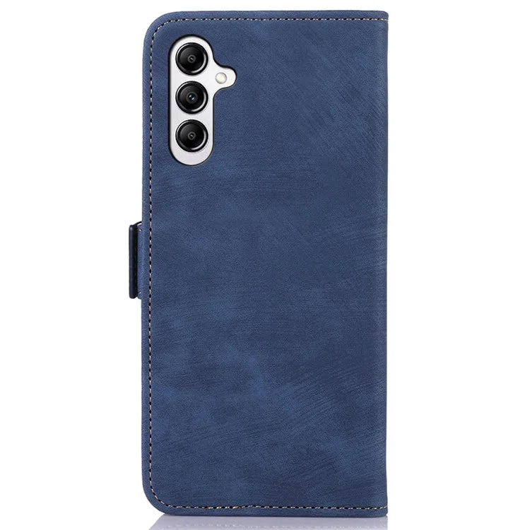 ABEEL For Samsung Galaxy A24 4G (162.1 x 77.6 x 8.3mm) Leather Case Retro Wallet Phone Cover