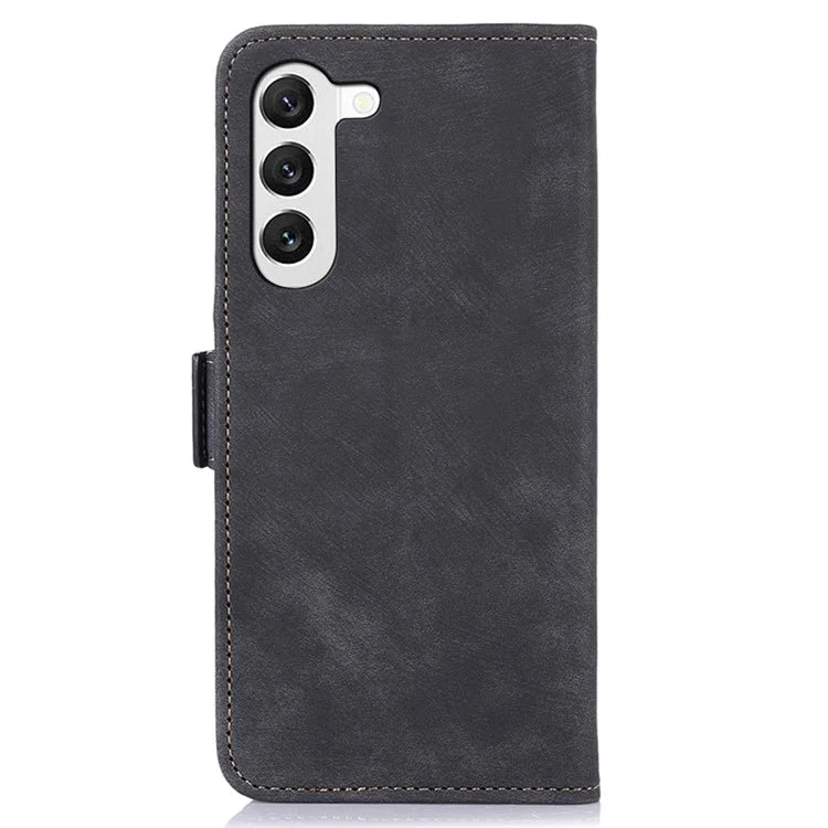 ABEEL For Samsung Galaxy S22+ 5G Retro Texture Phone Case PU Leather Wallet Mobile Phone Cover