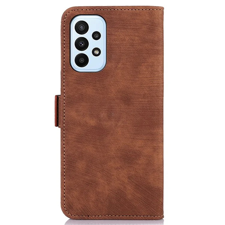 ABEEL For Samsung Galaxy A23 4G / A23 5G (Global Version) Cover Side Magnetic Clasp Leather Wallet Phone Case