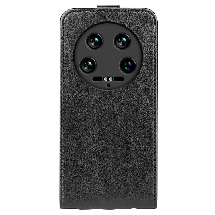 For Xiaomi 14 Ultra Case PU Leather Protective Vertical Flip Phone Cover with Card Holder