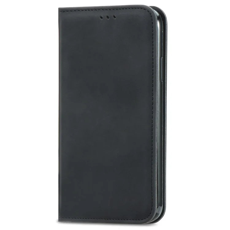 For Samsung Galaxy A55 5G Case Card Slots Skin-touch Leather Flip Phone Cover