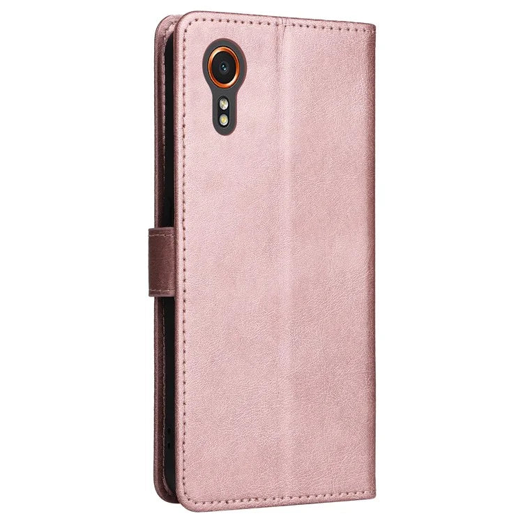KT Leather Series-2 for Samsung Galaxy Xcover7 Case Solid Color Leather Phone Cover