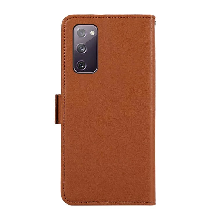 ABEEL For Samsung Galaxy S20 FE / S20 FE 5G / S20 FE 2022 / S20 Lite Case Leather RFID Blocking Wallet Phone Shell