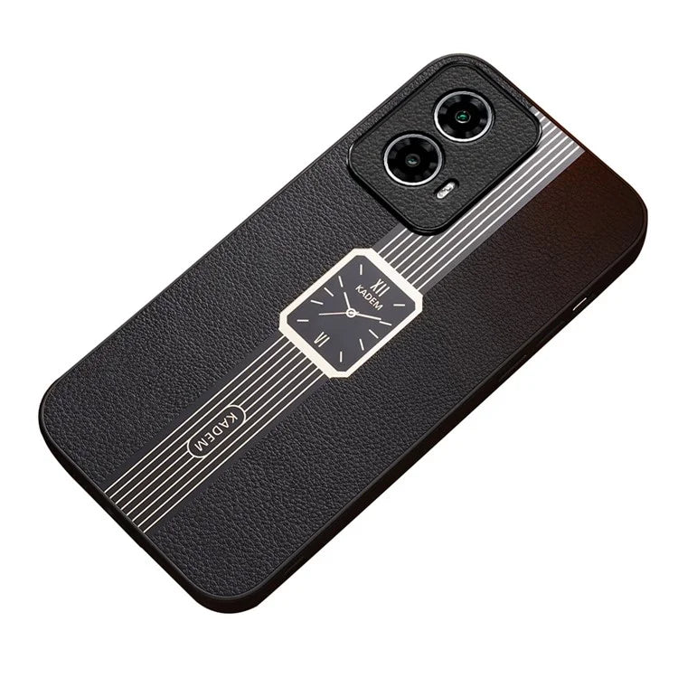 KADEM For Motorola Moto G24 4G Case PU+TPU+Acrylic Anti-drop Phone Cover