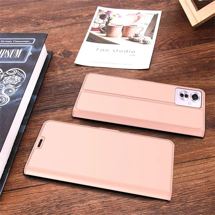 For Oppo Reno11 F 5G / F25 Pro 5G Magnetic Phone Case Flip PU Leather Cover with Card Slot