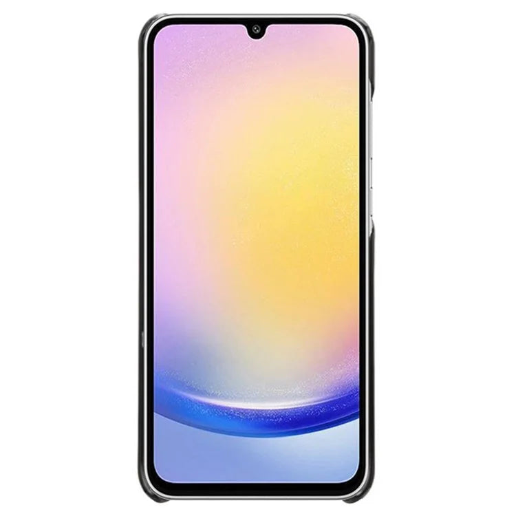 For Samsung Galaxy A15 5G Case Calf Texture PU Leather + PC Hard Phone Cover