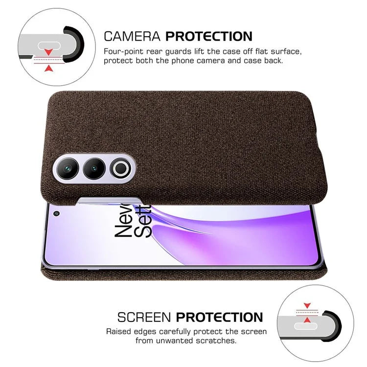 For OnePlus Ace 3V 5G Case Anti-Scratch Cloth+PC Phone Cover