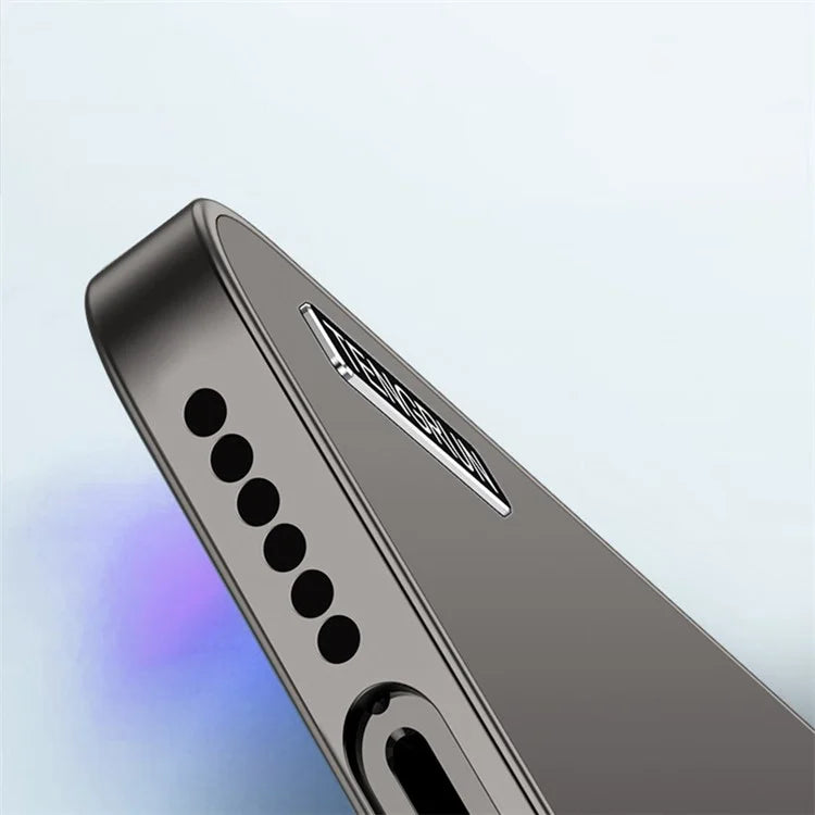 For Samsung Galaxy S24 Case Hard PC Matte Phone Cover with Metal Lens Frame