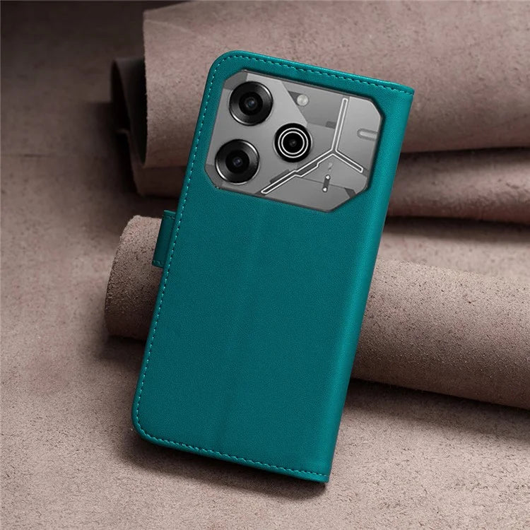 BINFEN COLOR BF17 For TECNO Pova 6 5G / Tecno Pova 6 Pro 5G Case Leather Flip Wallet Phone Cover