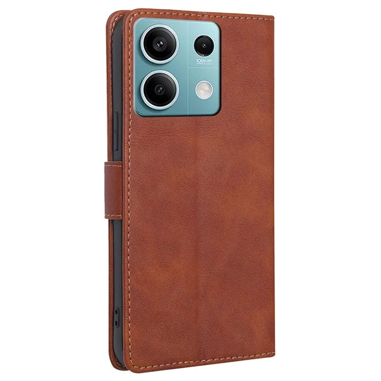 For Xiaomi Redmi Note 13 4G Magnetic Case RFID Blocking Wallet Cell Phone Protector