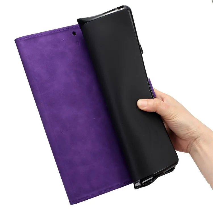 For Xiaomi Redmi Pad Leather Case Coconut Tree Imprinted Tablet Cover with Card Slots