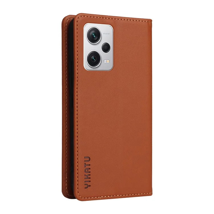 YIKATU YK-001 For Xiaomi Redmi Note 12 Pro+ 5G Cell Phone Cover Magnetic Closing Leather Phone Shell