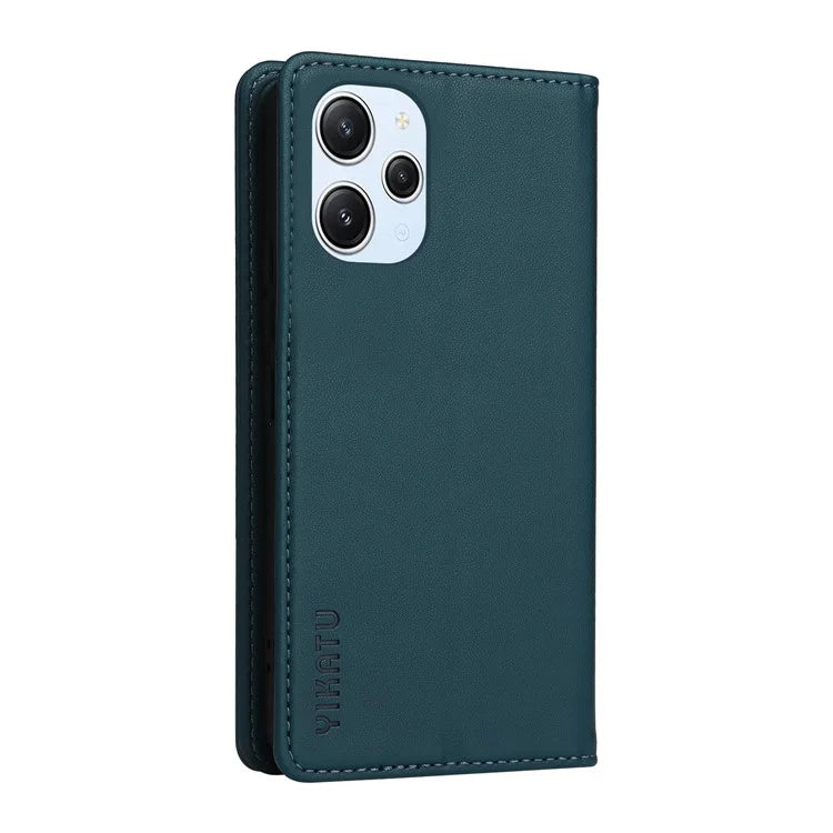 YIKATU YK-001 For Xiaomi Redmi 12 4G / 5G (Global) / Poco M6 Pro 5G Leather Case Wallet Phone Cover