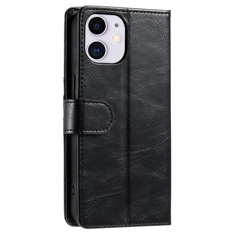 013 Style For iPhone 11 Case Leather Wallet Phone Cover with 6 Card Slots