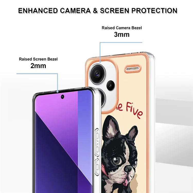 YB IMD Series-19 Style-D For Xiaomi Redmi Note 13 Pro+ 5G Case Soft TPU Electroplating Phone Cover