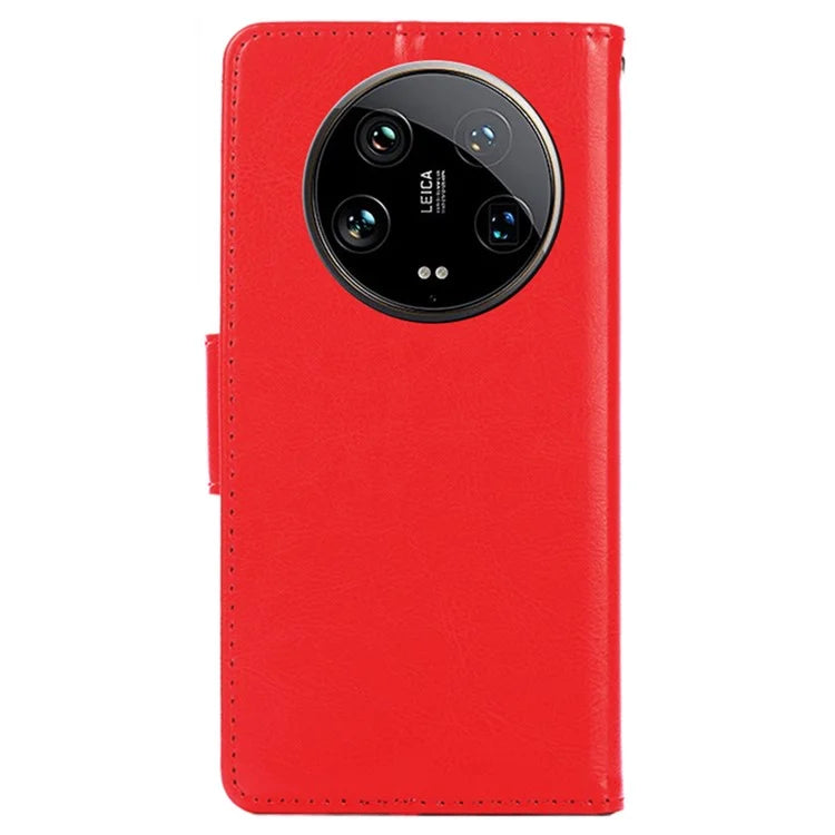 For Xiaomi 14 Ultra Phone Case Leather Wallet Cover Mobile Accessories Wholesale