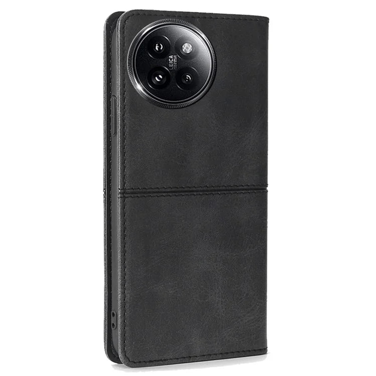 For Xiaomi Civi 4 Pro 5G / 14 Civi 5G Case PU Leather 2 Card Slots Magnetic Closure Flip Phone Cover