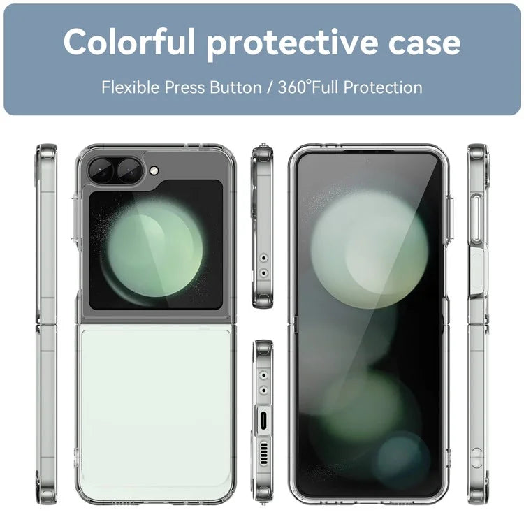 For Samsung Galaxy Z Flip6 5G Case TPU+Acrylic Shockproof Phone Cover