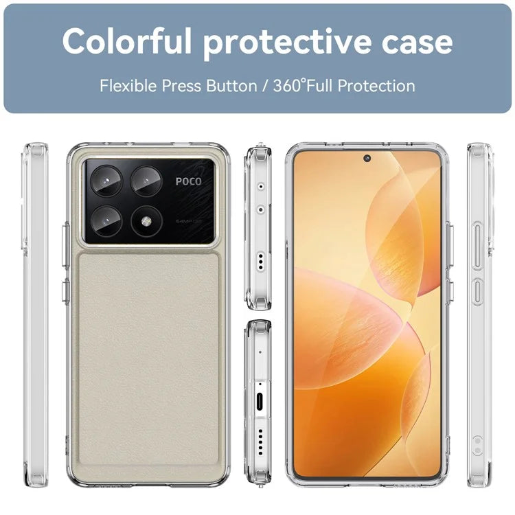 For Xiaomi Poco X6 Pro 5G Case Candy Series Flexible TPU Cover Mobile Accessories Wholesale