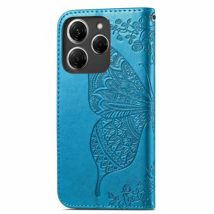 For TECNO Spark 20 Pro Case Butterfly Pattern Flip Folio PU Leather Phone Cover