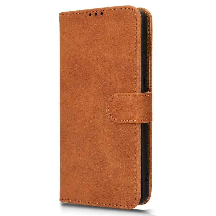 For Samsung Galaxy M55 5G / C55 5G / F55 5G Case PU Leather Wallet Flip Phone Cover Skin-Touch Texture