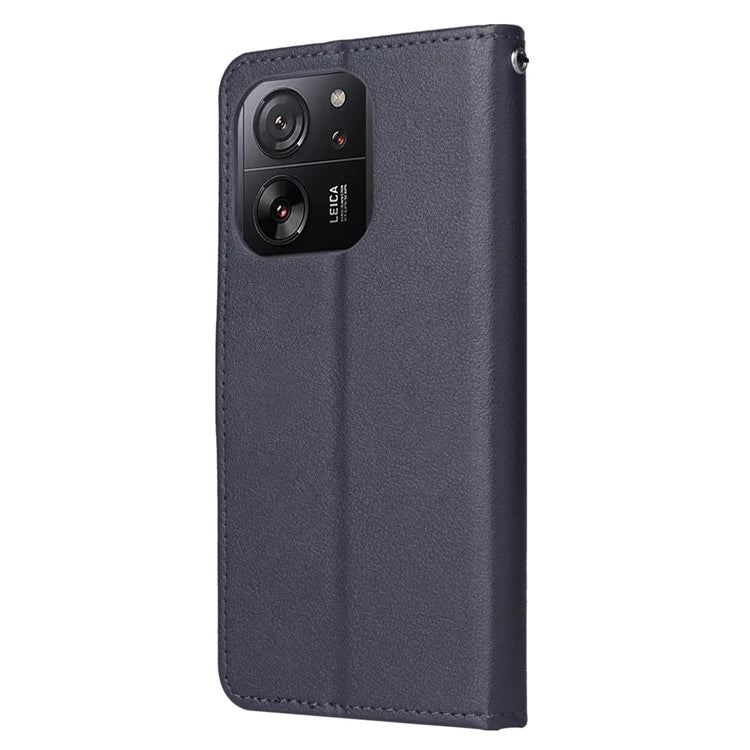For Xiaomi Redmi K60 Ultra / 13T / 13T Pro Magnetic Phone Case PU Leather 3 Card Slots Cover