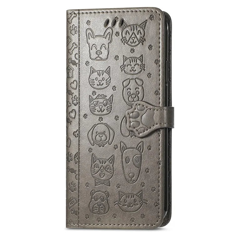 For Nothing Phone (2a) Magnetic Phone Case Leather Drop-proof Cover with Wrist Strap