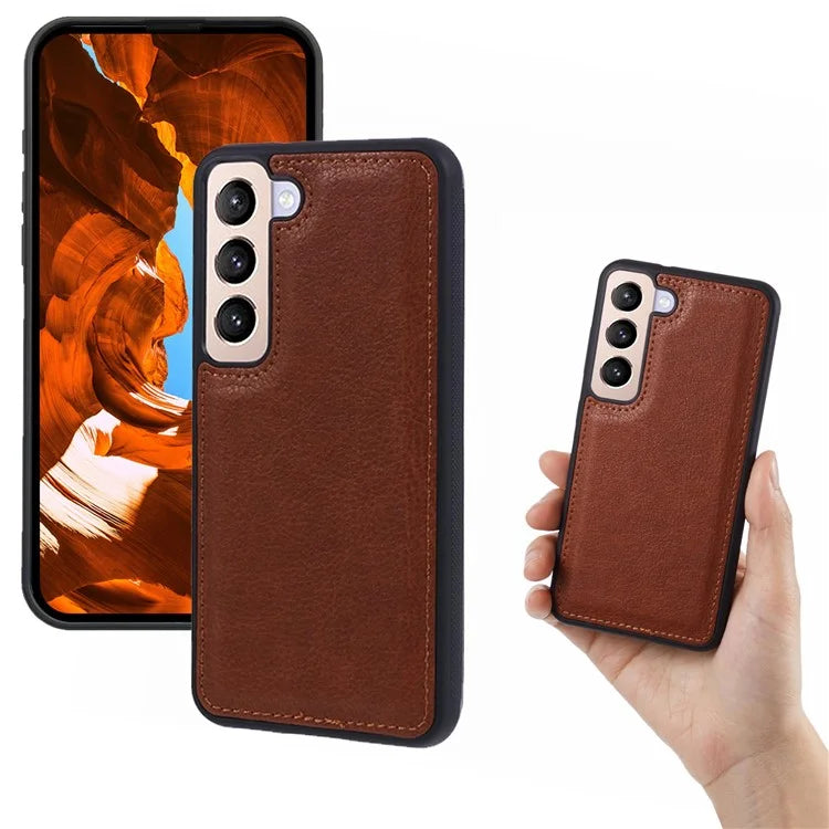 For Samsung Galaxy S21 5G / S21 4G Shockproof Case Detachable 2-in-1 Design Wallet Cell Phone Cover