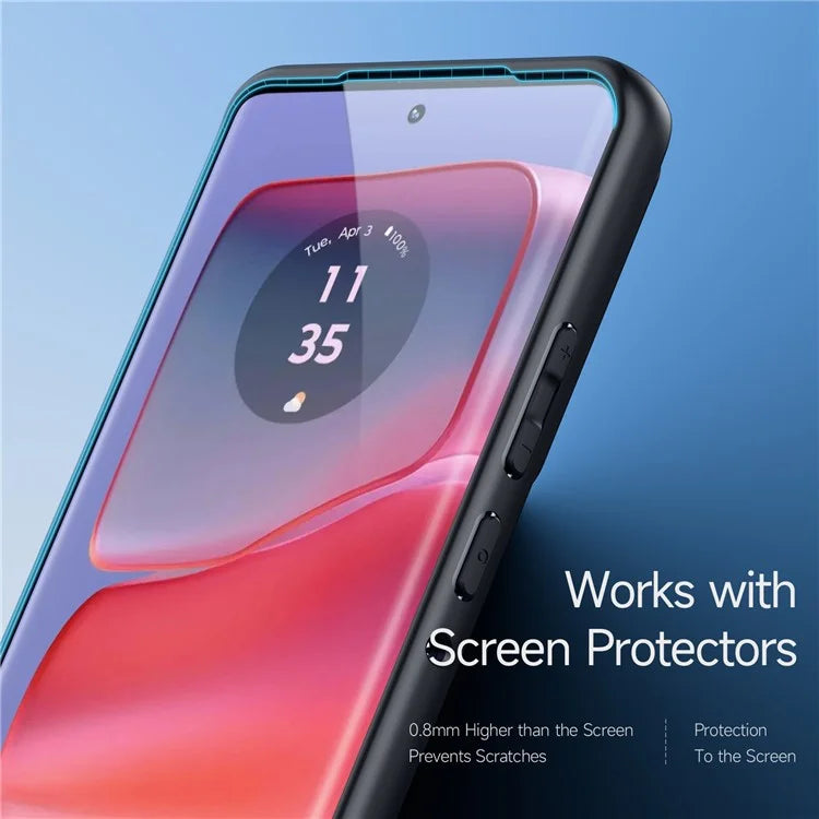 DUX DUCIS Aimo Series For Motorola Edge 50 Pro 5G Case TPU+PC Shock-Absorbing Phone Cover (REACH Certification)