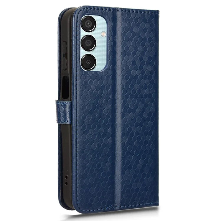 For Samsung Galaxy F15 5G / M15 5G Case Dots Imprinted Card Slot Bump Proof Phone Cover