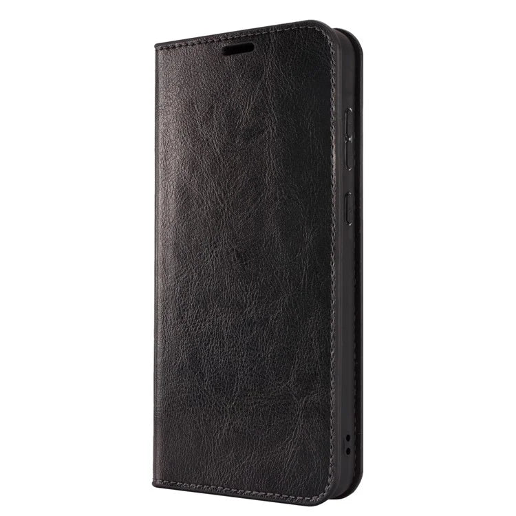 For Samsung Galaxy A35 5G Case Crazy Horse Texture Split Leather Stand Phone Cover