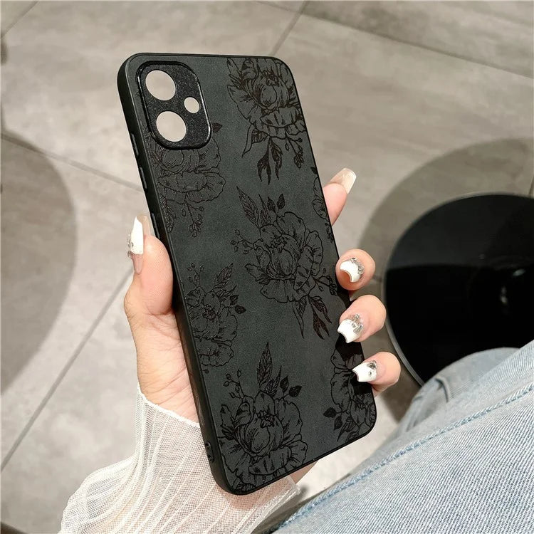 For Samsung Galaxy A05 4G Case Retro PU Leather+PC+TPU Mobile Phone Cover