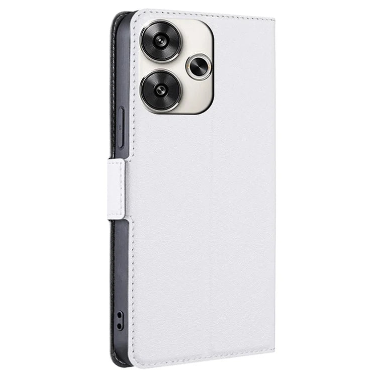 For Xiaomi Redmi Turbo 3 5G / Poco F6 5G Case PU Leather Magnetic Clasp Stand TPU Inner Shell Phone Cover