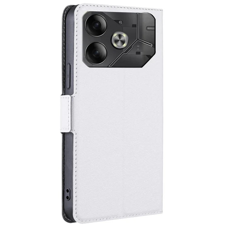 For TECNO Pova 6 5G Leather Case Card Slots Phone Cover Side Magnetic Clasp