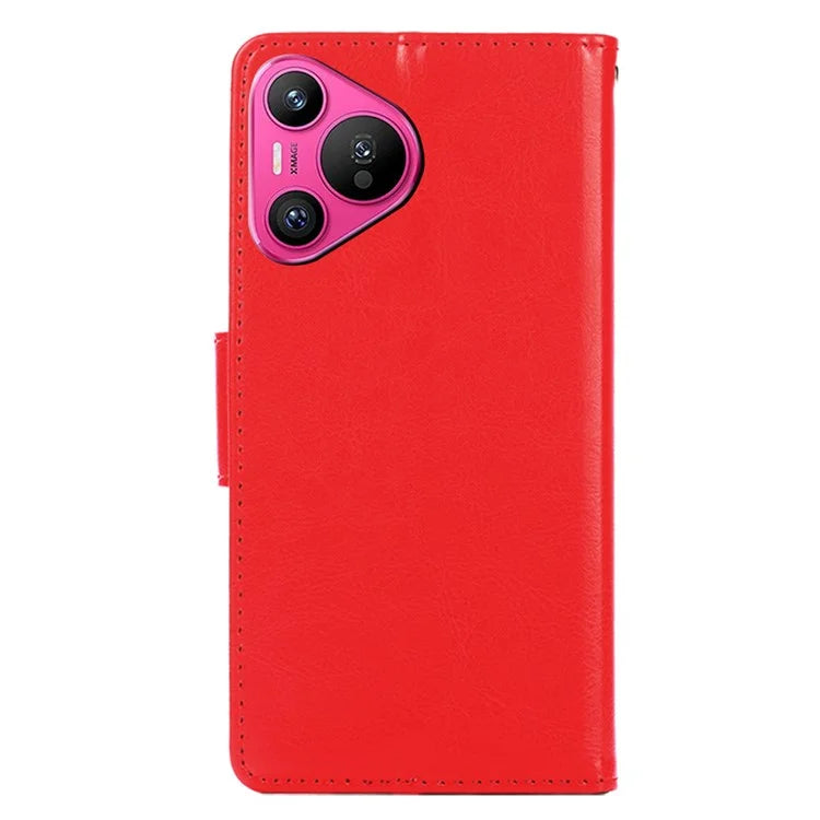 For Huawei Pura 70 Case Wallet PU Leather + TPU Folding Stand Phone Cover