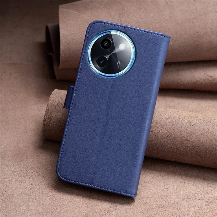 BINFEN COLOR BF17 For vivo Y200i 5G / Y38 5G Case Flip Design PU Leather+TPU Phone Cover